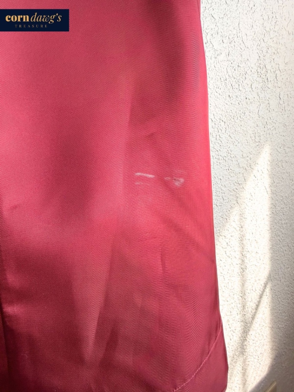 Scotch & Soda Burgundy Satin Midi Dress - Size M - Picture 7 of 10